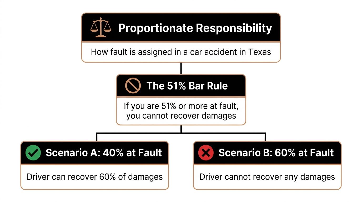 Comparative Fault Definition: How It Affects TX Claims