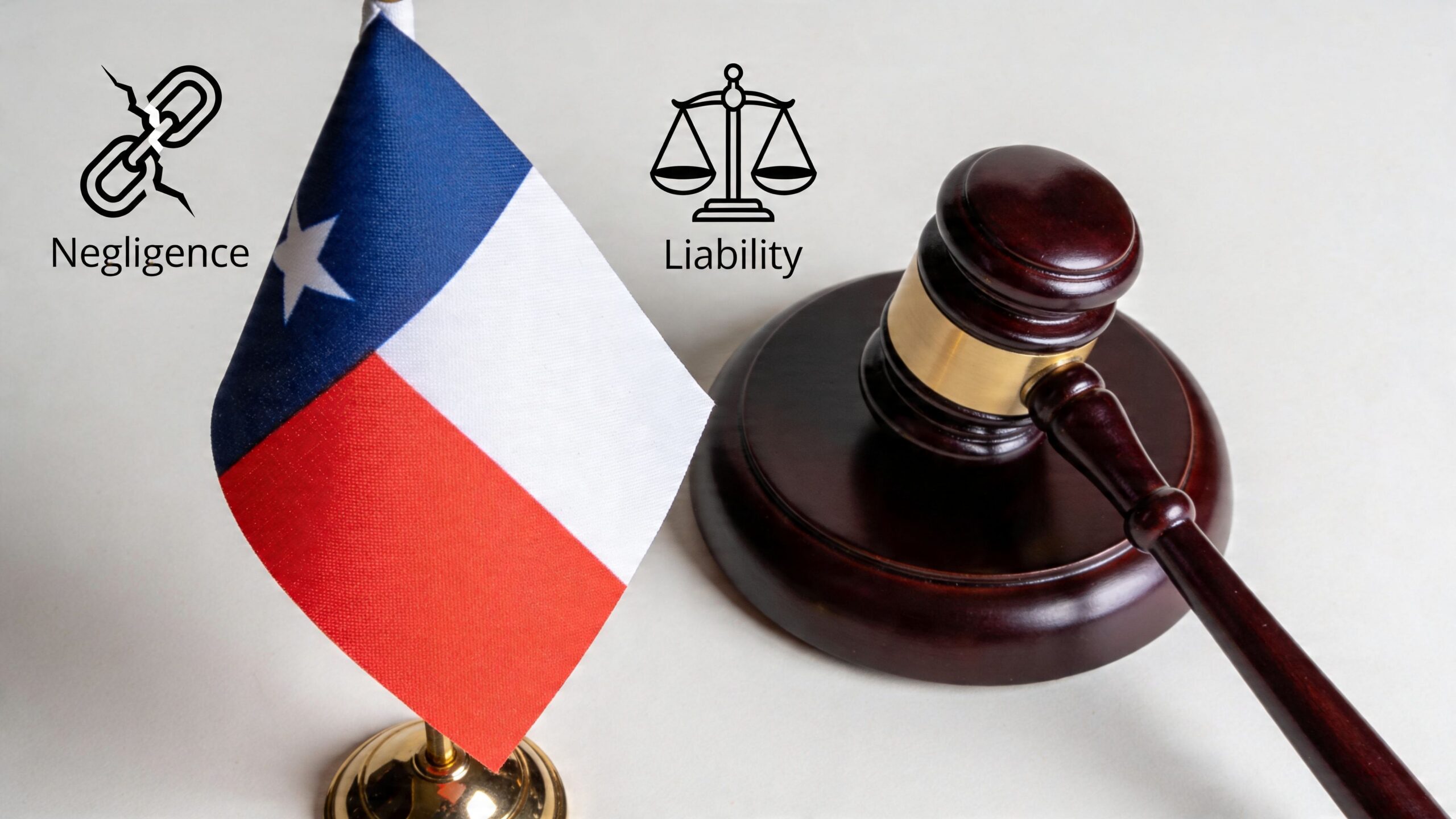 A miniature flag of Chile placed next to a wooden judge's gavel on a white background.