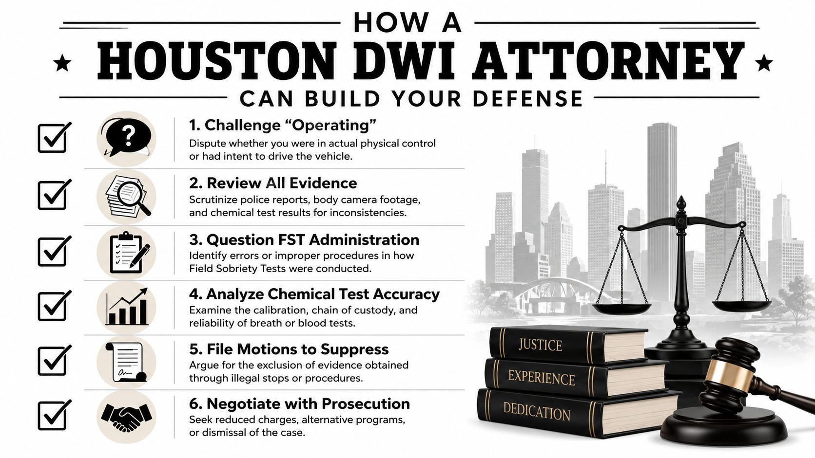 How a Houston DWI Attorney Can Build Your Defense